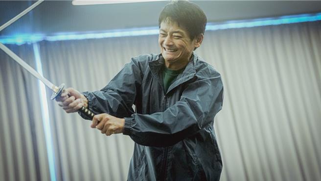 《笃姬》男星武智健二来台演出舞台剧《银之死》，演出前排练情景。（国际舞台文化表演艺术交流协会提供）