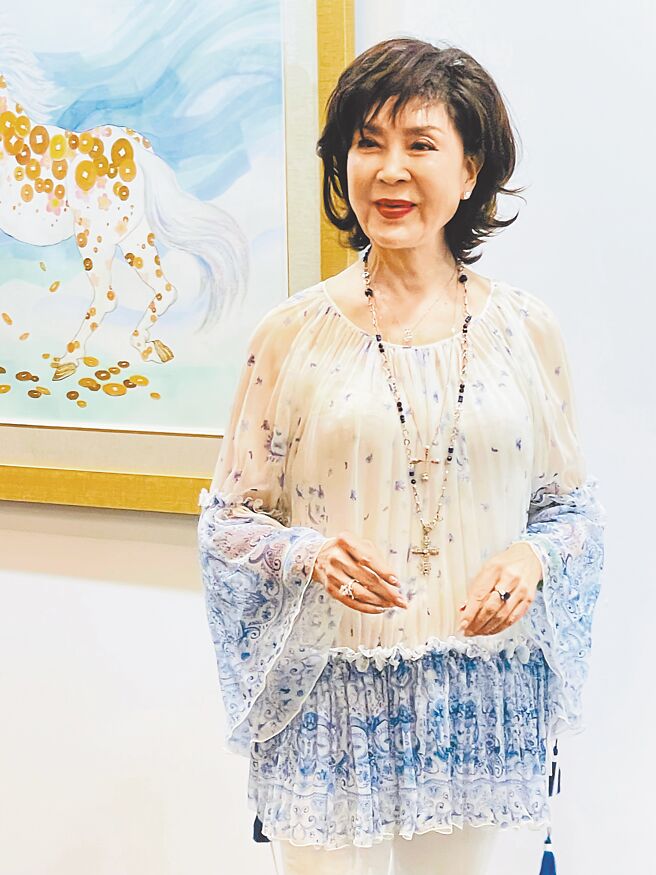 白嘉莉热爱绘画。（白嘉莉提供）