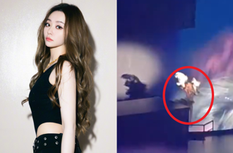 大咖天后突跌落2米高舞台！「直直墜下」驚悚畫面全場嚇呆