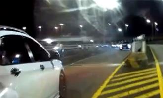 疑不熟路況開錯路 駕駛逆向開上新北大橋