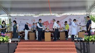 籌募台南、花蓮賑災金 慈濟辦園遊會企業速捐2800萬元