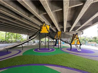 新北公园洗手设施升级 孩子自主洗手好方便