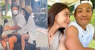 直擊》路口騎士好眼熟！陳志強載曾智希騎機車橫越天龍國