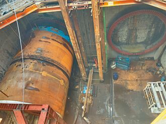 桃捷綠線 第6台潛盾機啟動