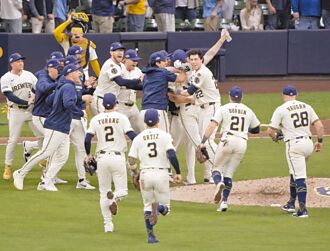 MLB》釀酒人3轟退小熊 國聯冠軍賽對道奇