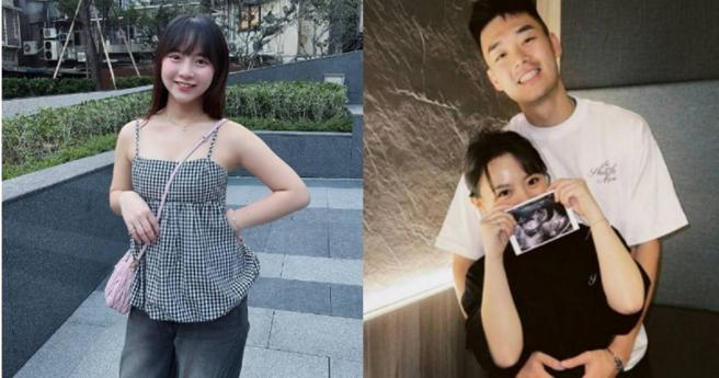 前樂天女孩「十元」陳詩媛與羽球金牌國手王齊麟去（2024）年認愛後，今年6月10日正式登記結婚，日前更宣布懷孕喜訊。（圖／翻攝自陳詩媛Instagram）