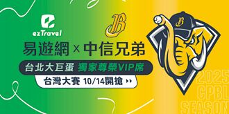 易遊網今開售台灣大賽VIP席