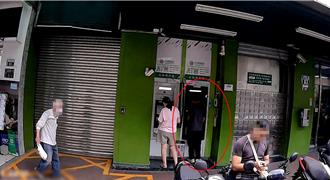 車手領款賊頭賊腦  台中警巡ATM識破當場扣21萬贓款
