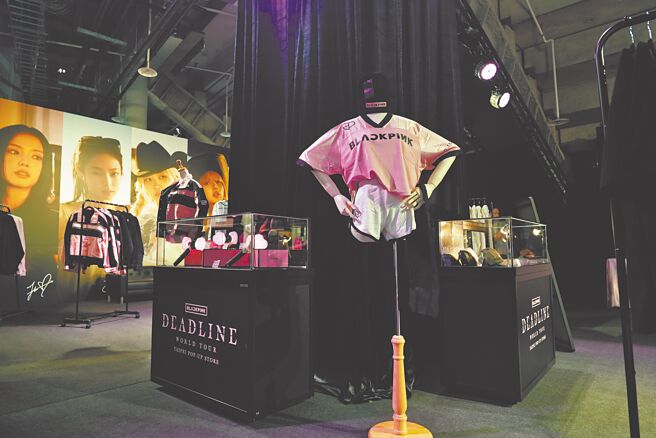 BLACKPINK演唱會快閃店15日起在大巨蛋開幕。（Live Nation Taiwan提供）
