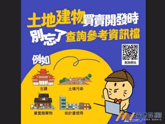 土地建物參考資訊檔省時又方便 新竹市府提醒交易前同步查詢更安心