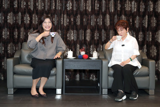 郑丽文选前拜会  洪秀柱：支持理念相近的人很正常