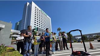 空服員病逝引關注 工會團體號召長榮門口獻花追思