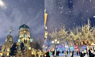 一夜突入冬！大陸「斷崖式降溫」畫面曝  黑龍江下大雪