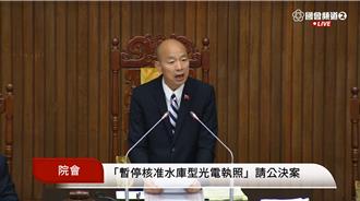 暫停核准水庫型光電執照   民眾黨團提案逕付二讀