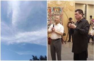  孫德榮現身收魂法會吐心聲 粉絲見天空現2異象： 于朦朧來了