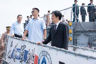 勗勉海軍 賴總統提未來國軍朝新四新方向全面提升戰力