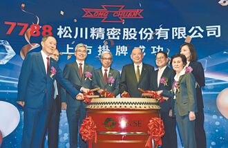 松川蜜月行情嗨 股價飆近18％