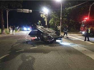 金門51歲男酒駕逆向超車 撞死女騎士還肇逃 監視器畫面曝光