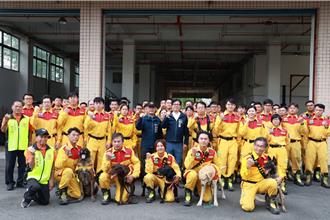 提升搜救汪汪隊照護 高雄市明年增編特搜大隊預算