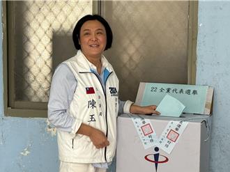 返金門投下黨主席選票 陳玉珍：國民黨是有希望的！