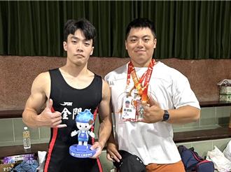 金門舉重好手李宥均揚威全運會 總和250公斤奪銀