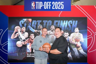 NBA》白色巧克力快閃來台 拉開緯來NBA籃球嘉年華序幕