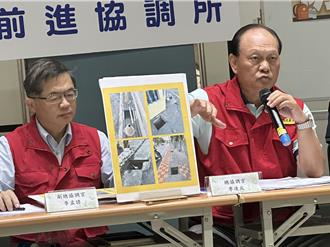 光復災區側溝蓋板離奇失蹤 總協調官季連成：別發災難財
