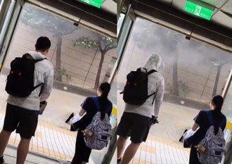 陽明山陣風達11級 文化大學停課！颱風級畫面太震撼