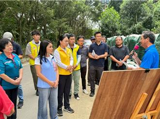 雲林林內竹廣坑溪排水改善會勘 上下游設施升級防淹水