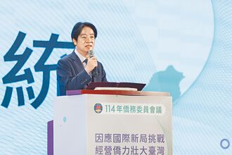 賴總統：國防工業生態鏈 要占一席之地