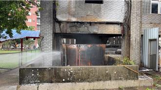 頭份市立游泳池鍋爐油槽火警　無人傷亡