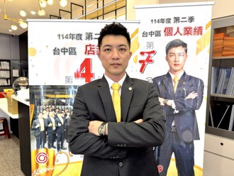 永庆不动产许育菘团队以4成联卖率 3年拚出1.7亿元业绩