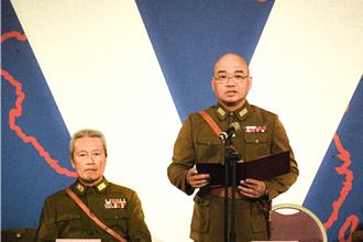 原地重現中山堂80年前場景！ 民間組織軍裝復刻慶祝台灣光復