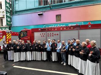 台灣省城隍廟捐贈化學消防車 強化金門救災量能