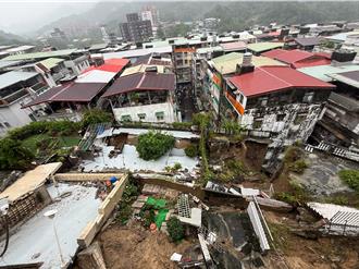 新店社區擋土牆坍塌 議員曝「結構已不穩」促裝監測設備