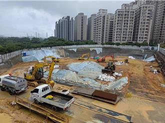 桃園龜山社宅邊坡滑落搶修完成 將進行永久加固工程