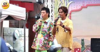 直擊》金鐘主持一家三口亮相大稻埕　柯大堡拜廟妻女同框超溫馨