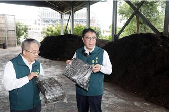 台南啟動廚餘高速發酵廠 黃偉哲強調「廚餘不餵豬」