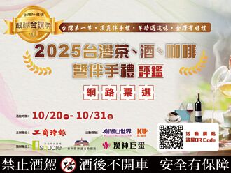 茶酒咖啡暨伴手禮評鑑 投票抽好禮