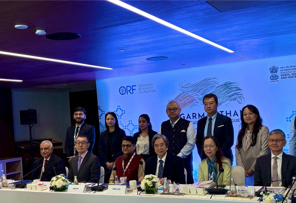 台印雙邊合作邁入三十年，台灣亞洲交流基金會（TAEF）與印度觀察家研究基金會（ORF）於印度孟買舉辦「台印對話」。（海委會提供）