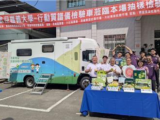 「質譜宅急便」進駐燕巢市場！農產快篩看得見