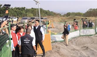 陪卓揆視察掩埋場  盧秀燕：廚餘處理方式會與中央一致