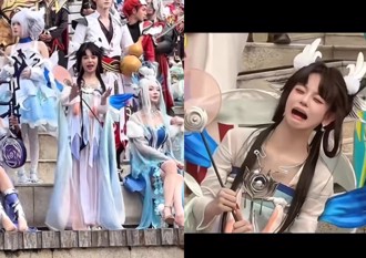 正妹Coser扮嫦娥脱序遭炎上　花34万买装备拍片道歉