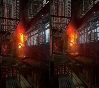 快訊》北市五分埔火警！烈焰濃煙竄天　警消動員急搶救