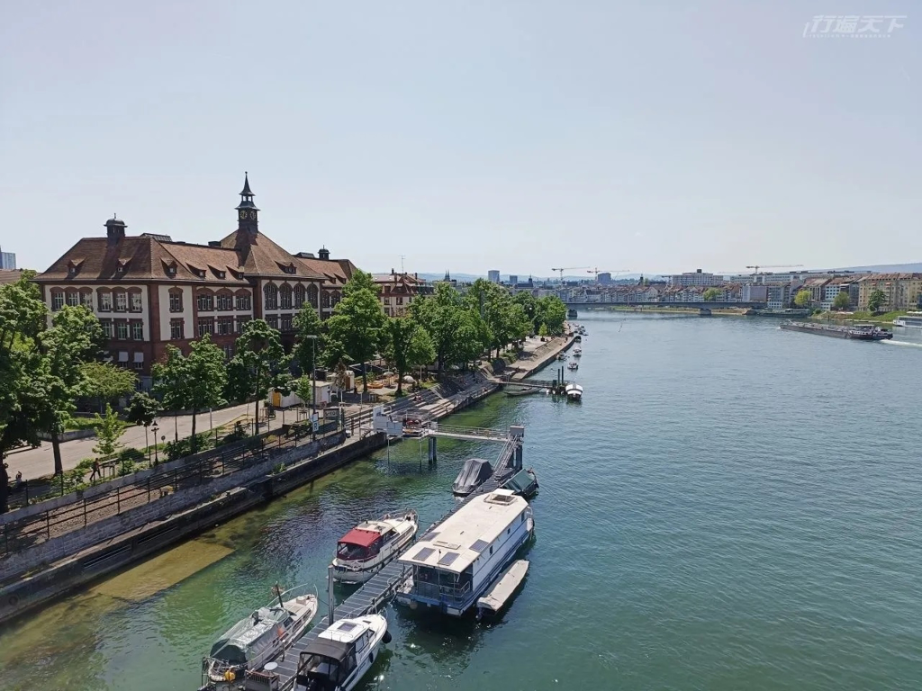 ▲巴塞爾在瑞士最西北邊，緊鄰法德兩國，形成很特別的三國交界處。(行遍天下提供/圖：傑菲亞娃)