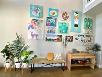 德州媽媽被爆大量抄襲 本人回應：自己畫完掛家裡也有事