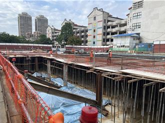 板橋信義國小地下停車場工程 力拚明年9月開學前啟用