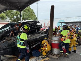 全国义消勇士齐聚苗栗 5大救灾竞赛拚专业与默契