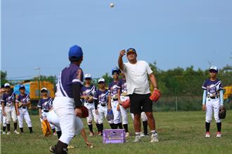 统一狮传奇高国庆、邓志伟亲授秘笈 50位棒球小将圆梦大神冈