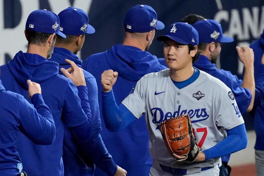 影》世界大賽G7 大谷首打席敲安、演出精采雙殺